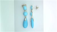 Boucles d'oreilles Sommer Femme Orecchini Pendenti in Argent Turchese OR PEND TURCHESE AG - OR PEND TURCHESE AG